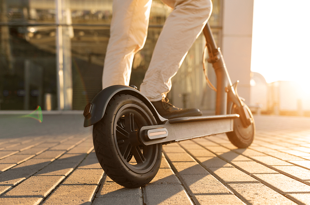 The Quazom team has developed an application for renting scooters